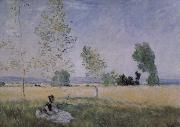 Claude Monet Meadow at Bezons china oil painting reproduction